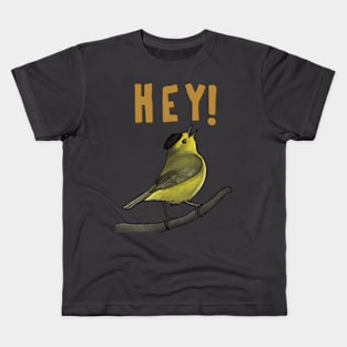 HEY! Yellow Warbler Kids T-Shirt